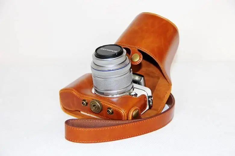 Чехол из искусственной кожи для камеры Olympus Pen Lite EPL7 E PL7 EPL8 PL8 14 42 мм объектив