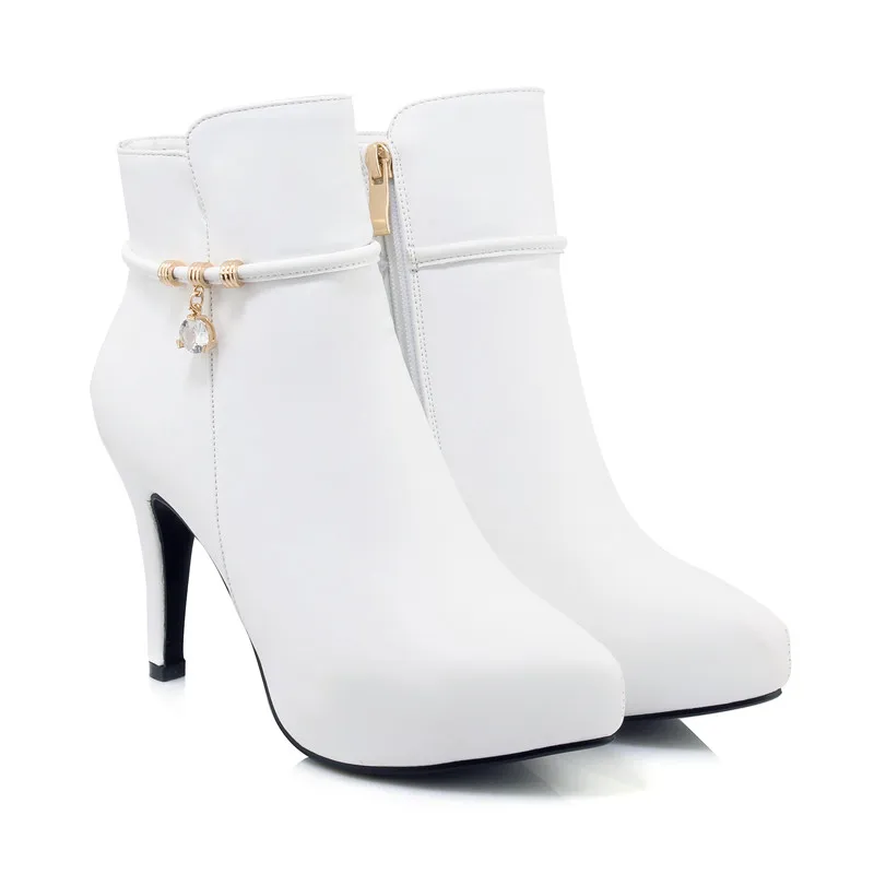 MORAZORA/ботинки из мягкой искусственной кожи женская модная обувь пикантные