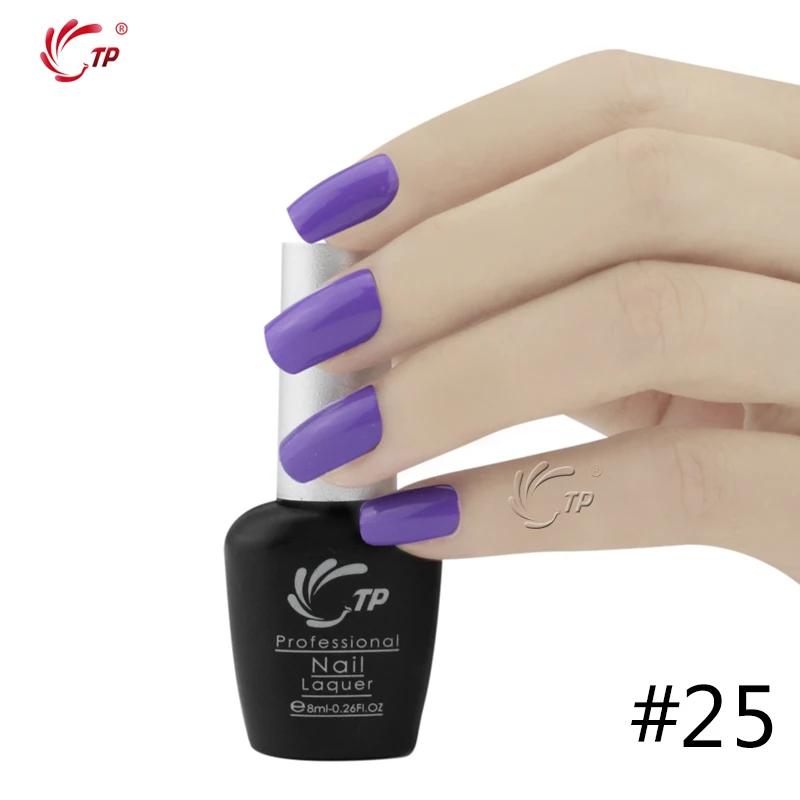 TP 8 мл фиолетовый флэш Цвет УФ-гель для дизайна ногтей лак 3D замочить от маникюра