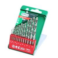 laoa 71324pcs high speed steel twist drills set m2 stainless steel sharp and durable drill bits for metal 6542hss metal drill