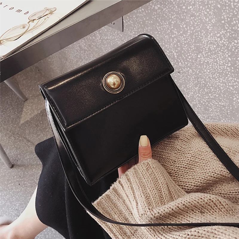 Женская качественная сумка на плечо модная маленькая сумка-мессенджер из мягкой