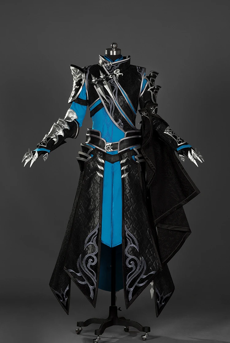 

Yan Yun Junior Boy Jian Wang III Young Guy Tang Men Group Anime Cosplay Costume Hanfu Male Full Set DHL free shipping