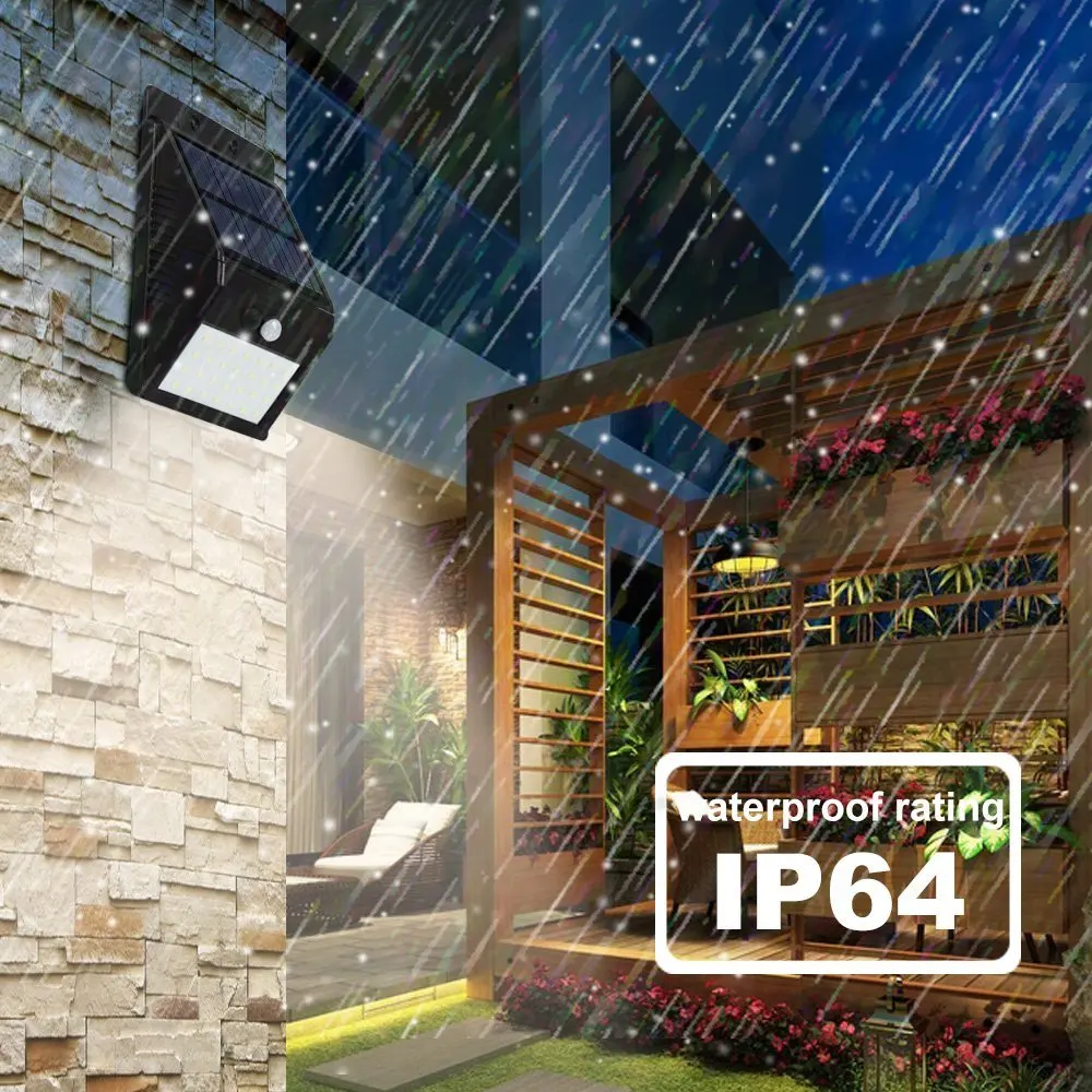 T SUNRISE 28LED наружный настенный светильник с отделяемой солнечной панелью