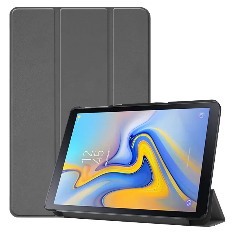 Gray Чехол для samsung Galaxy Tab Advanced 2 10 ''SM-T583 Tablet 10", откидной Чехол из искусственной кожи, защитный чехол-подставка для samsung T583 - Цвет: Gray