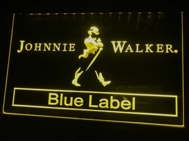 A147 Johnnie Walker Blue Label Bar Nr Led Neon Light Sign | Дом и сад