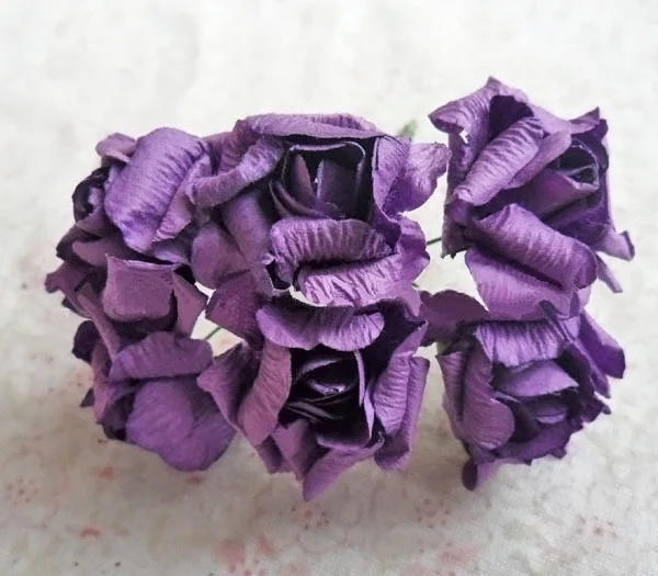 Искусственные рулонные розы 3 см букет из тутовой бумаги сделай сам аксессуары