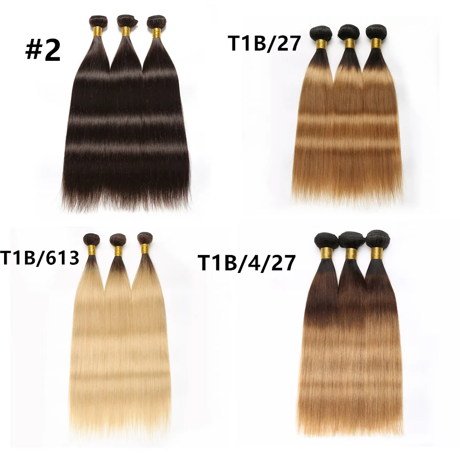 Прямые волосы пряди волос RXY бразильский Продажа эффектом деграде (переход от