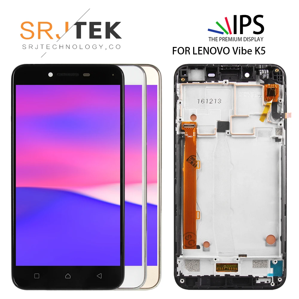 

For Lenovo Vibe K5 A6020a40 LCD Display Touch Screen Digitizer Assembly With Frame For Lenovo Vibe K5 Replacement Parts