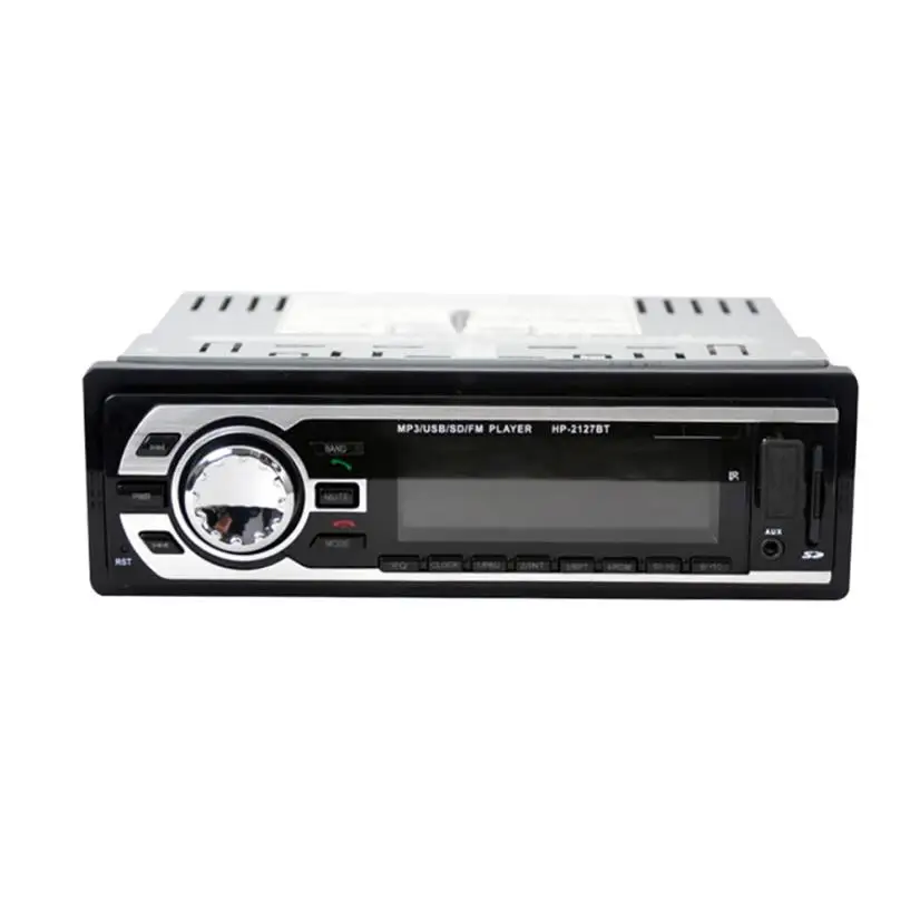 Bluetooth стерео аудио USB автомобиль в тире SD FM Aux вход приемник MP3 радио плеер jul16