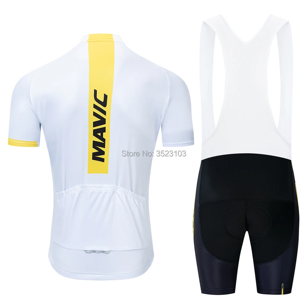 

Mavic Cycling Jersey Sets Summer Men Team Short Sleeve Bike Quick Dry Bib Breathable Sport Cycling Clothing Ropa Ciclismo Kits