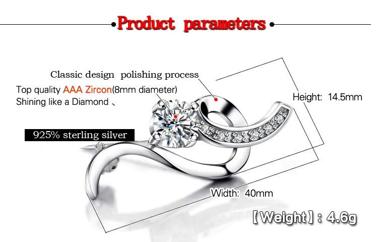 Женская Брошь из серебра 925 пробы с фианитом|brooch designer|brooch fashiondesigner brooch |