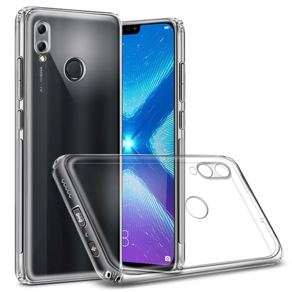 Мягкий прозрачный чехол из ТПУ для Huawei Y9 2018 P20 Lite Pro P9 P8 P10 Y3 ii Y5 2017 |