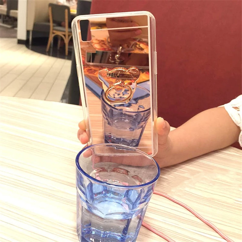 Модный мягкий зеркальный чехол для стенд держатель чехол для samsung Galaxy A3 A5 A6 A7 A8 A9 J1 J2 Pro J3 J5 J6 J7 J8 крышка