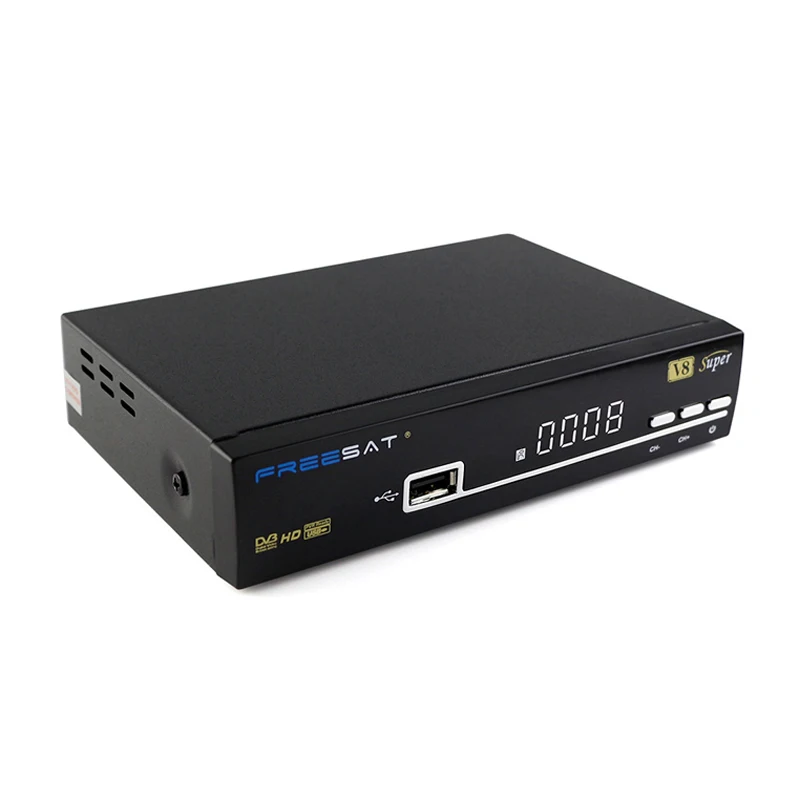 Freesat V8 Super BOX HD спутниковый ресивер DVB S2 тюнер freesat v8 Combo Поддержка USB Set top