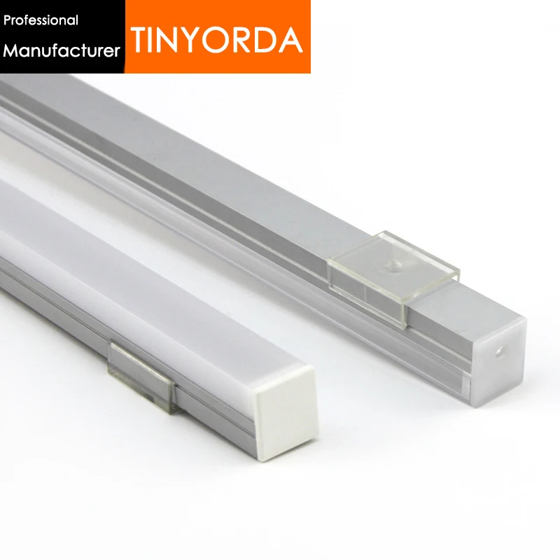 

Tinyorda 500Pcs (2M Length) Led Strip Profile Led Channel Profil for 16mm LED Strip Light [Professional Manufacturer]TAP2016