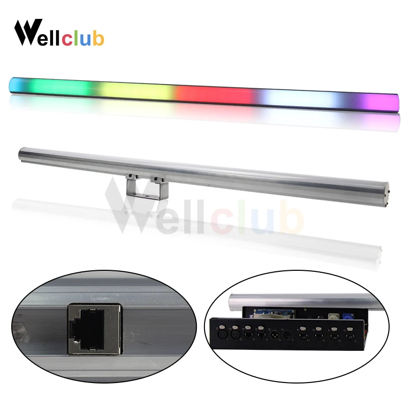 16 шт. с контроллером RGB настенная шайба светодиодная Пиксельная трубка Dmx бар светильник индивидуальное управление пиксельный сценический светильник Dj Бар светильник
