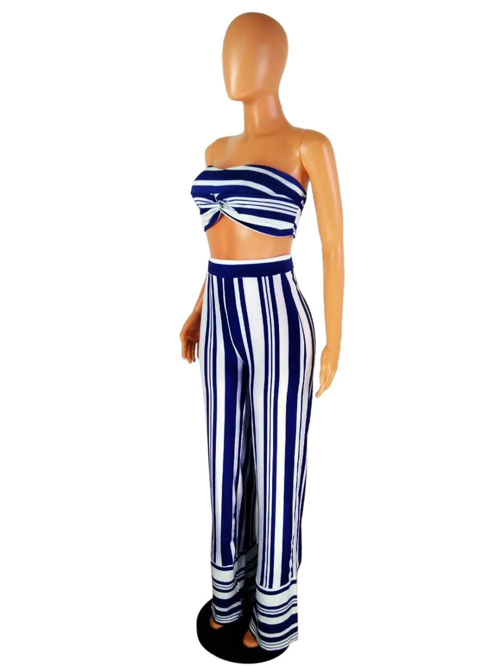 Женский облегающий спортивный костюм в полоску комплект из двух предметов без