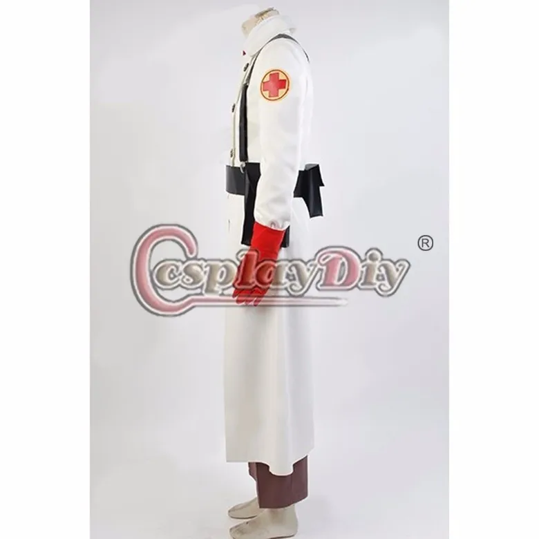 Косплэй DIY Индивидуальный заказ Team Fortress 2 медик Косплэй костюм Равномерное Костюм для audlt Для мужчин Хэллоуин игры Косплэй костюм
