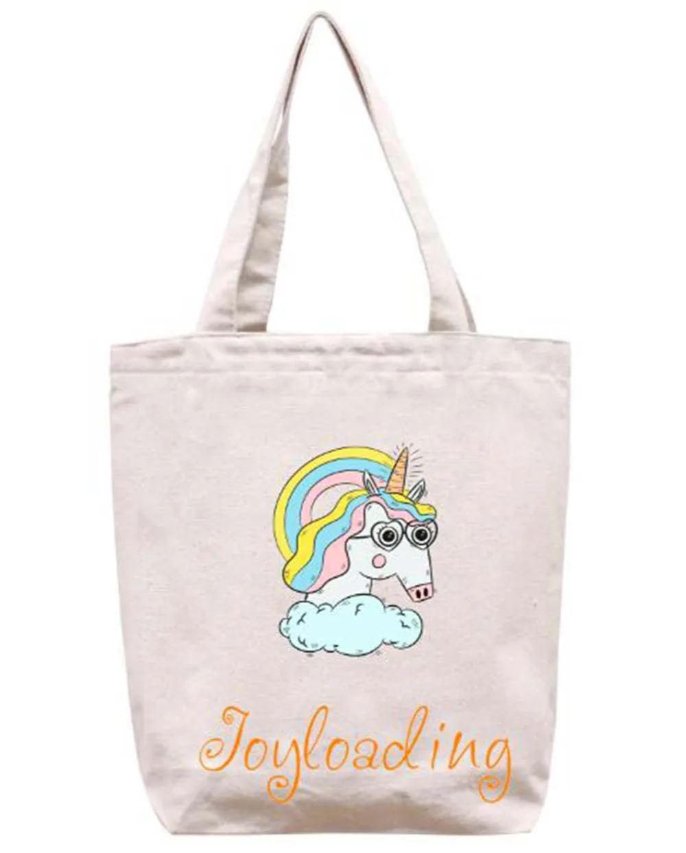 Joyloading многоразовая Повседневная сумка для покупок с радужным единорогом