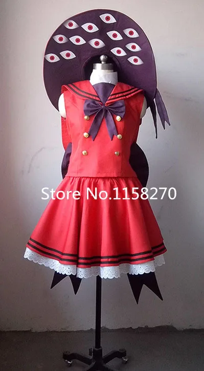 Wadanohara и Great Blue Sea red eyes Косплей Костюм |