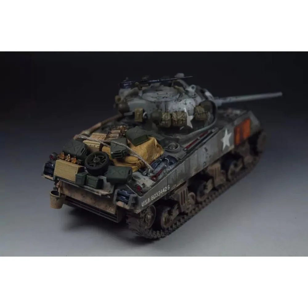 Бак среднего размера OHS tiiya 35250 1/35 US M4A3 Sherman 75 мм пистолет поздней версии