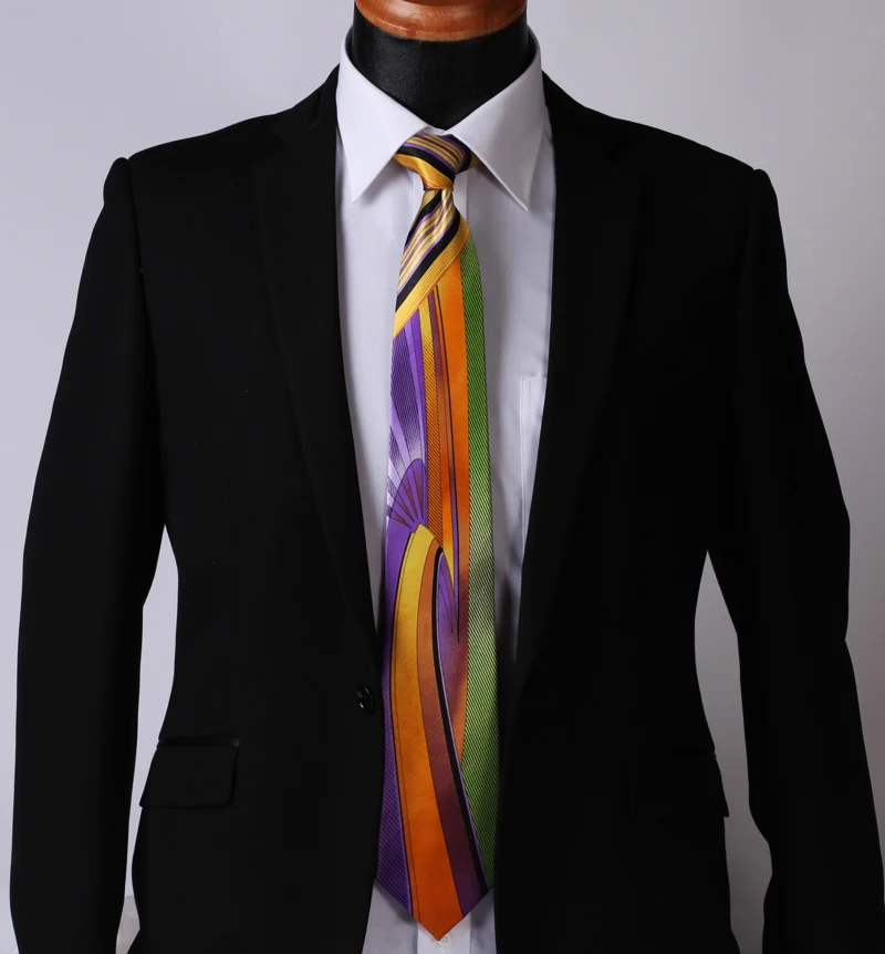 Классический мужской галстук из 100% шелка с принтом пейсли 3 4 дюйма для свадебной