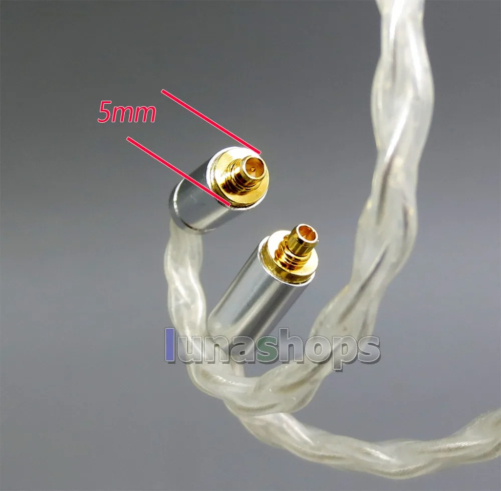 LN006256 2 5 мм 4 xlr Сделано в Китае 1 разъем 8 ядер 99.99% чистый Серебристые наушники