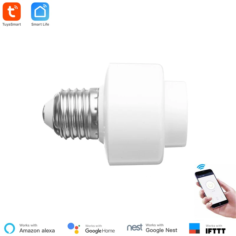 Tuya Smart Slampher WiFi Пульт дистанционного управления Wifi светодиодный светильник держатель лампы настоящий таймер для умного дома совместим с Alexa echo Google Home