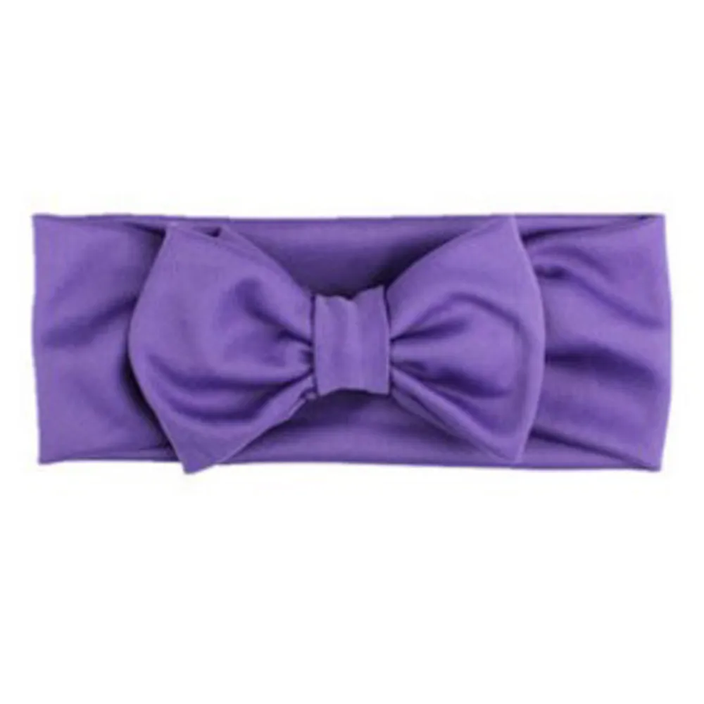 Elastic cottonBaby Kids Girls Rabbit Bow Ear Hairband Headband Turbanhigh quality Beautiful Knot Head Wraps | Детская одежда и