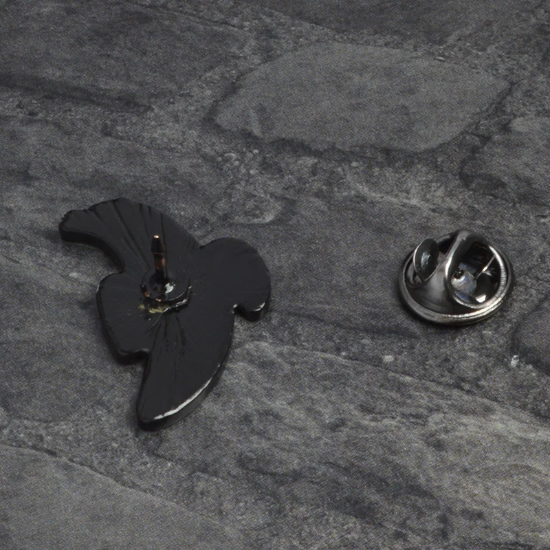 Эмалированные бриллиантовые броши в виде бананового дельфина аксессуары для