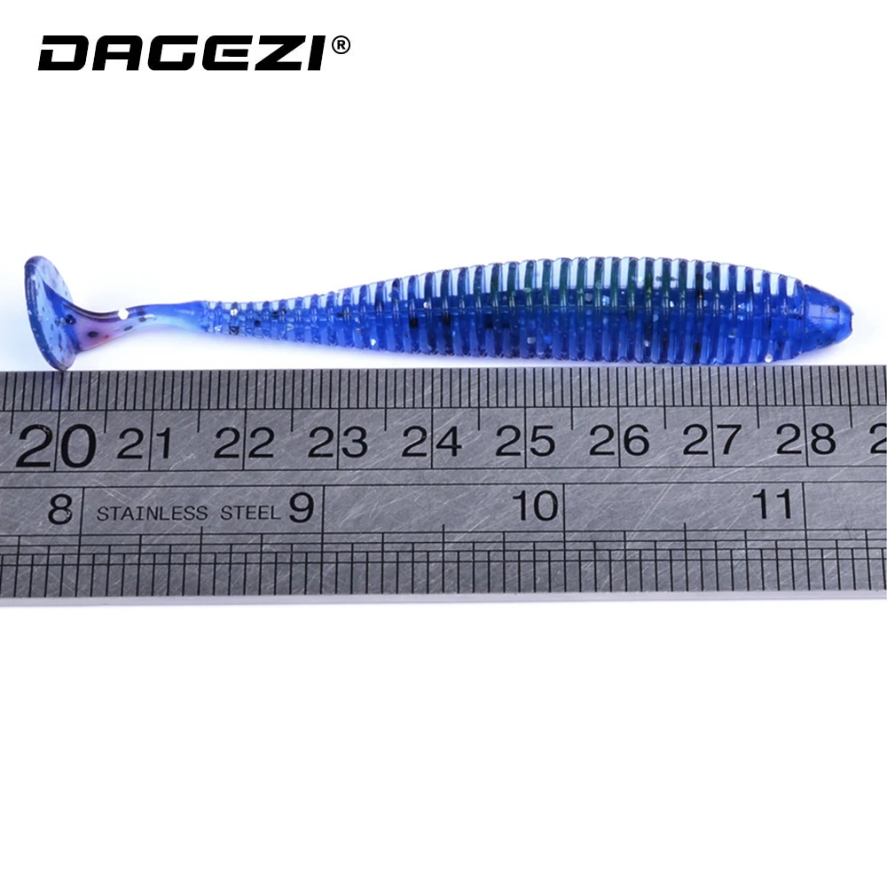 DAGEZI 10 шт./лот Мормышка Мягкая приманка 8 5 см мягкие плавающие приманки