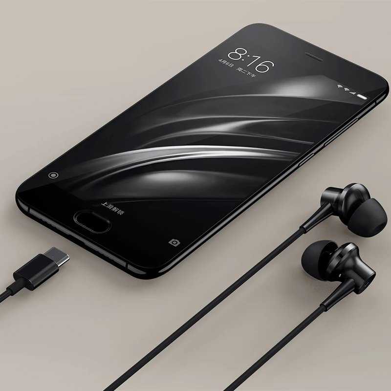 Новейшие оригинальные наушники Xiaomi ANC с шумоподавлением проводное управление