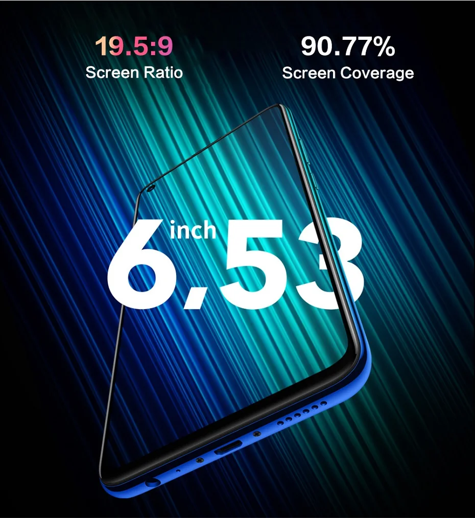 vivo Z5x мобильный телефон 5000 мАч 6,5" экран 6G 128G Восьмиядерный Snapdragon 710 камера 16 Мп Android 9 телефон play store