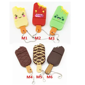 Usb флеш-накопитель с изображением мороженого и шоколада, 64 ГБ, 32 ГБ, 16 ГБ, 8 ГБ, 4 Гб