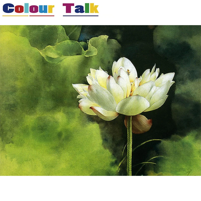 DIY картина маслом по номерам акриловые обои живопись на холсте Рисование