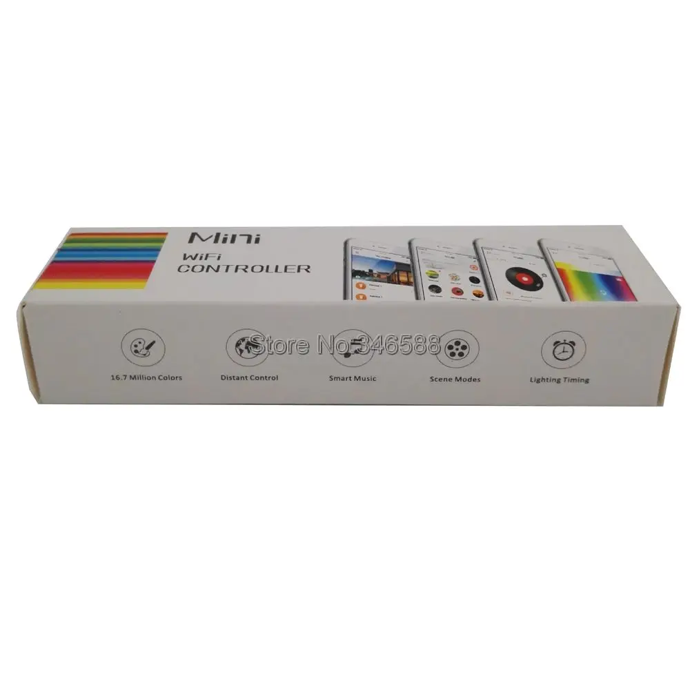 4 канальный мини контроллер со светодиодной подсветкой и поддержкой Wi Fi|wifi led controller|led controllermini wifi controller |