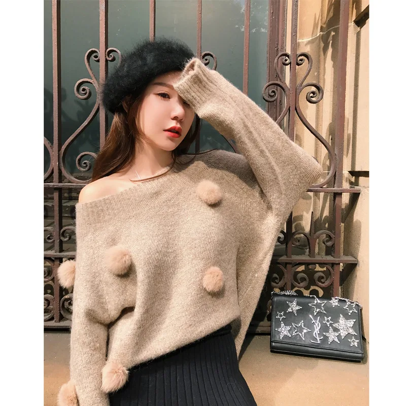 2017 Autumn Winter Sweater Women Turtleneck Pullovers Long Sleeves Solid color Loose Knitted Shirt Tunic | Женская одежда