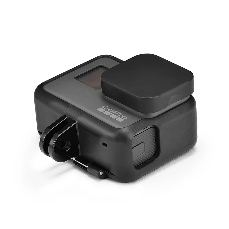 ORBMART Ultra-Clear Tempered Glass Lens Protector + Screen Hard Cap Cover For GoPro Hero 5 6 7 Black Gopro5 | Электроника