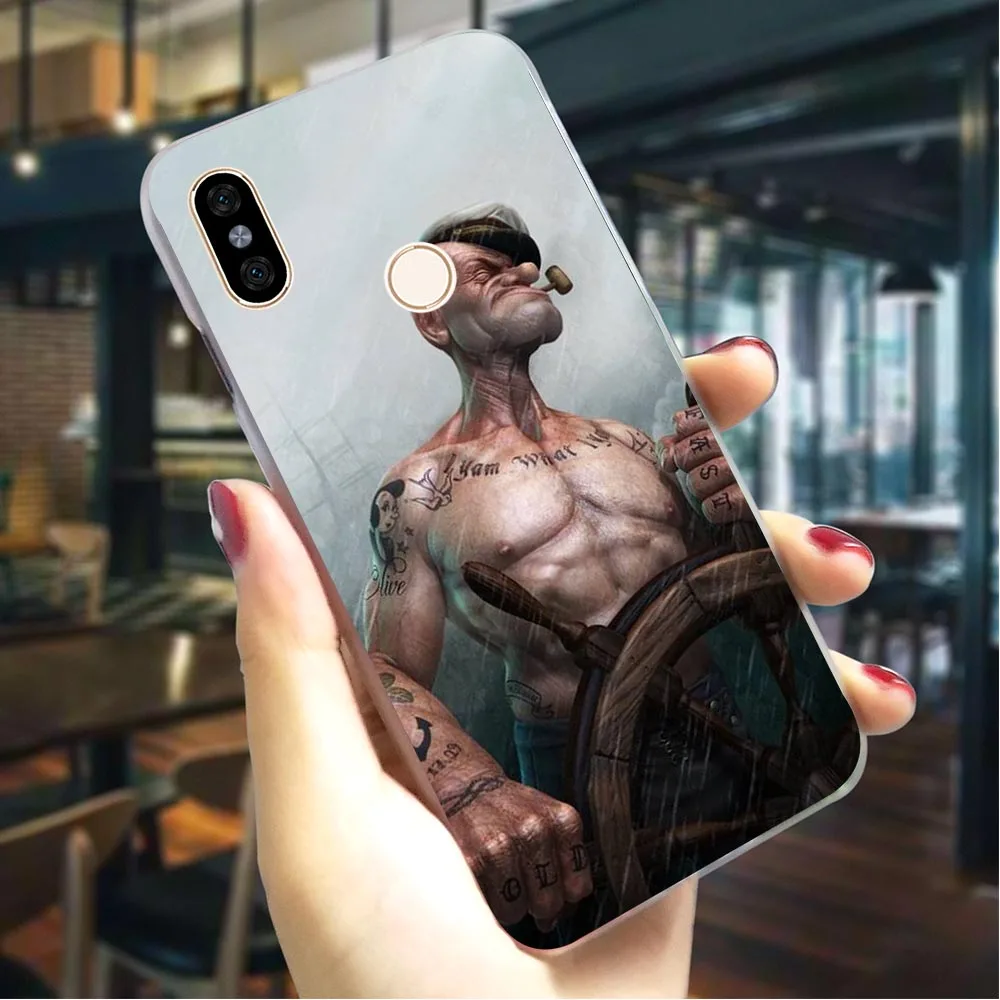 Пластиковый чехол для телефона Xiaomi Redmi Note3 3pro Popeye, чехол для Redmi Note 6, чехлы 5 Pro 4A 5 Plus 5A Prime 4X 6A - Цвет: K0570704