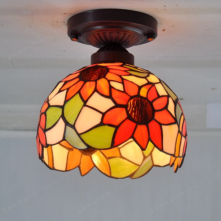 Современные континентальные подсолнухи Проходное освещение небольшой потолок