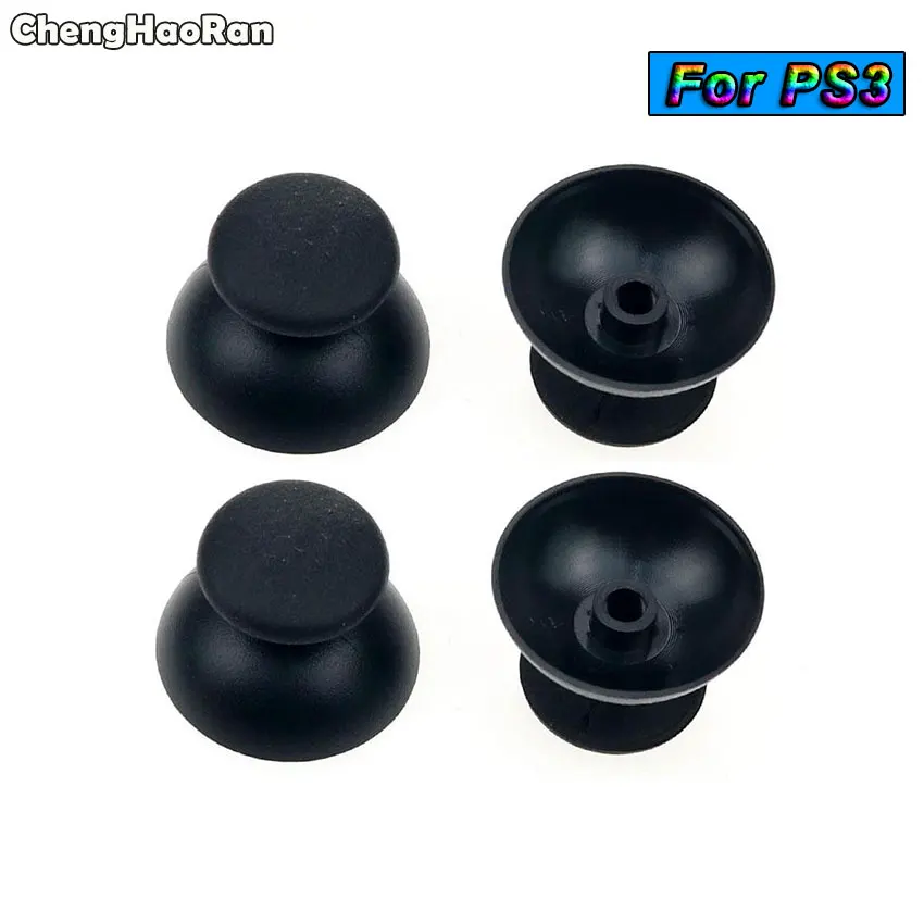 ChengHaoRan 100 шт Черный 3D джойстик аналоговый резиновая Кепки для sony Игровые