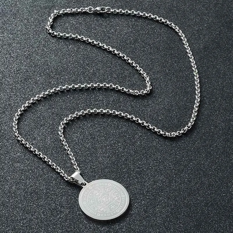 Колье чокер из нержавеющей стали Abaicer серебряное ожерелье Соломоновы|stainless steel