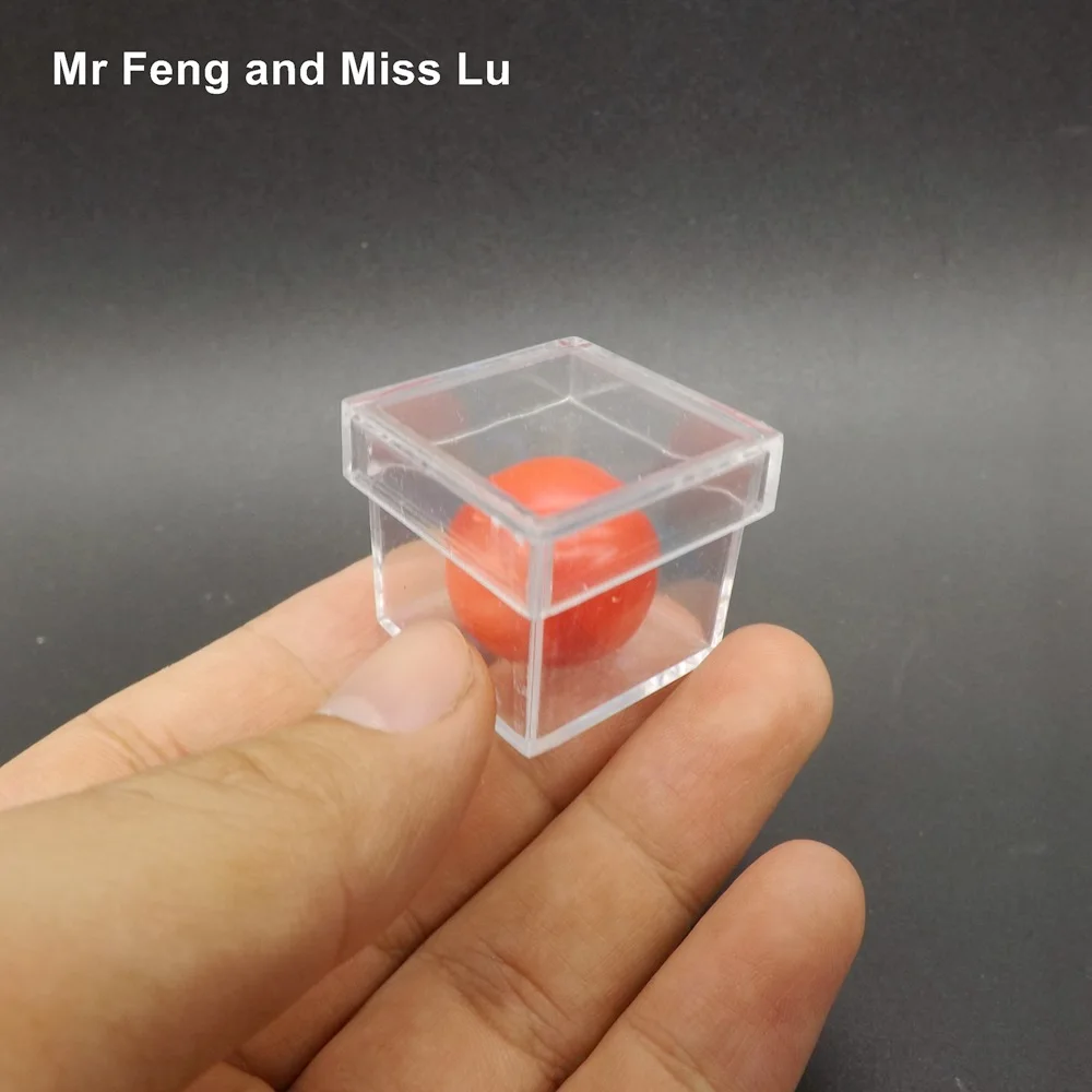 Миниатюрный шар в пустой коробке волшебные трюки иллюзионная игра игрушка|magic