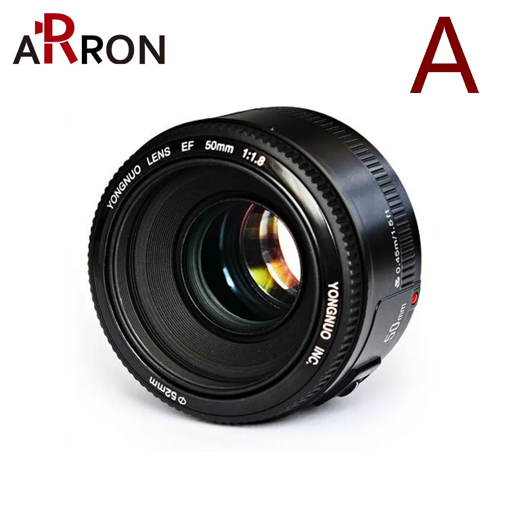 YONGNUO YN50mm f1.8 YN EF 50 мм f/1 8 AF объектив YN50 апертура Автофокус для Canon EOS 60D 70D 700D DSLR
