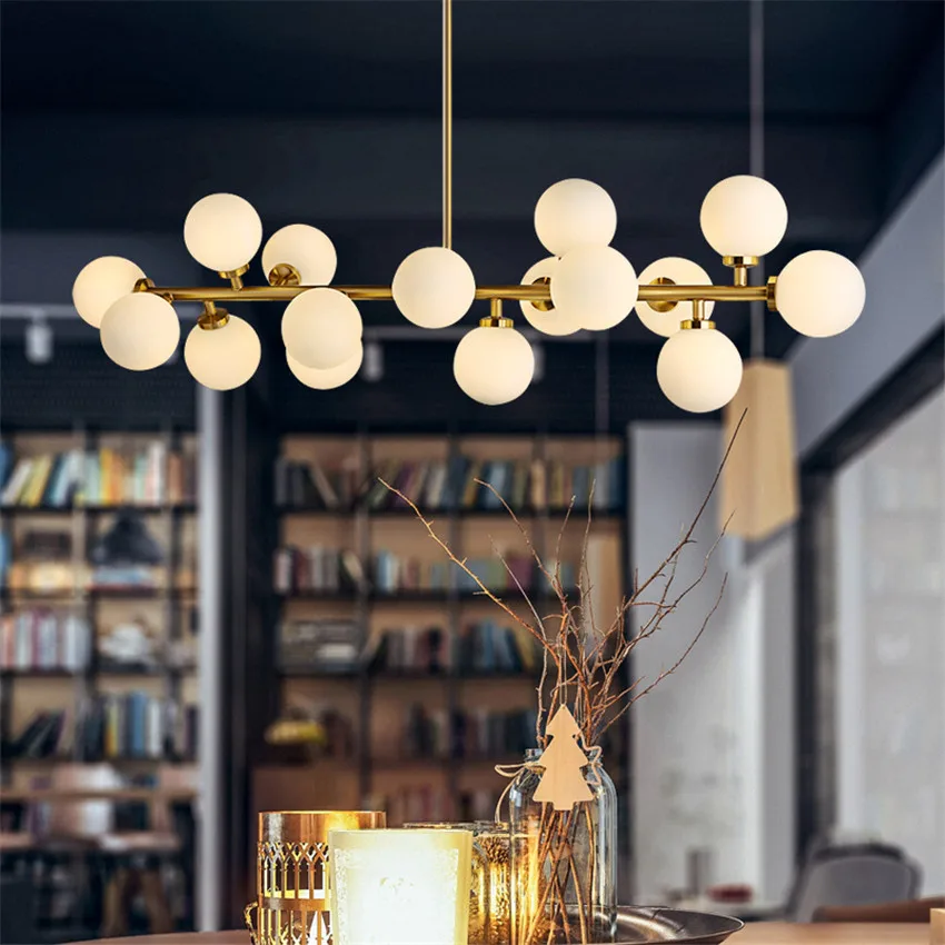 

Nordic Restaurant Led Pendant Lamps with Glass Shade,Modern Led Pendant Lights for Dining Room Hanging Lamps Lighting Fixtures