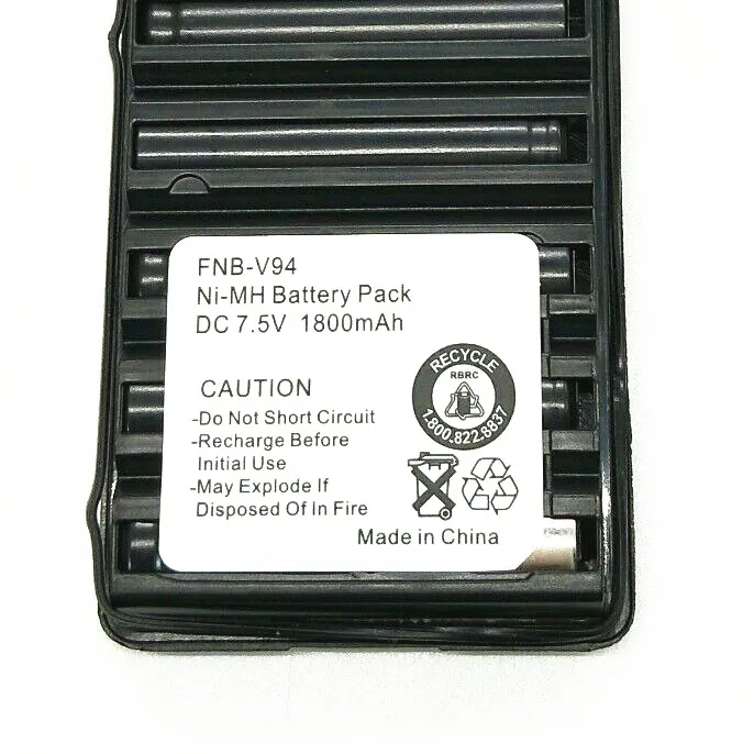 1800mAh 7.5V NI-MH FNB-V94 Ni-MH Battery Pack for Yaesu/Vertex Radio FT-60 FT-60E FT-60R VXA-300 VX-110 VX-120 VX-150 | Мобильные