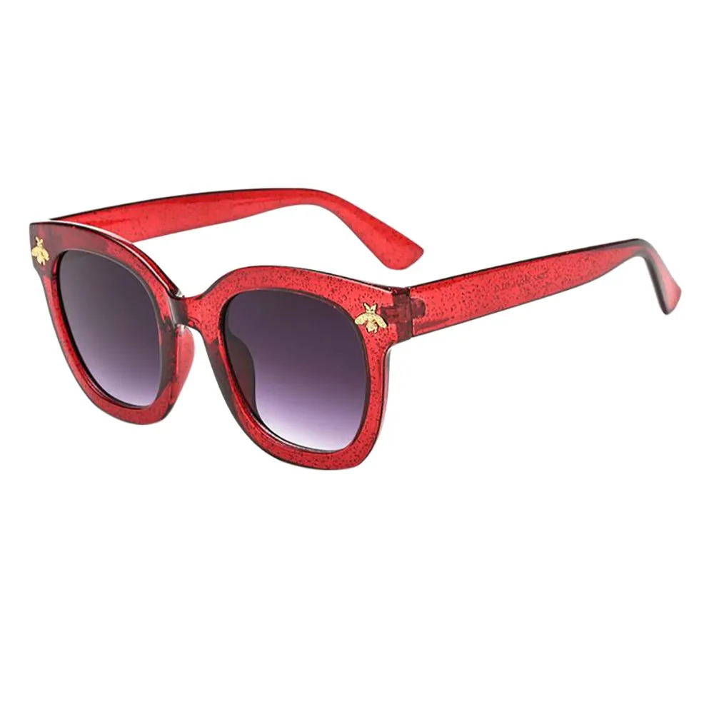 Sunglassate, женские, унисекс, винтажные, пчелы, солнцезащитные очки, Ретро стиль, большая оправа, Ретро стиль, очки, гранж, UV400, очки, солнцезащитные очки для женщин - Цвет оправы: D