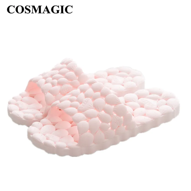 COSMAGIC/Новинка года; домашние Тапочки для ванной; нескользящие, быстросохнущие, мягкие домашние тапочки с открытым носком