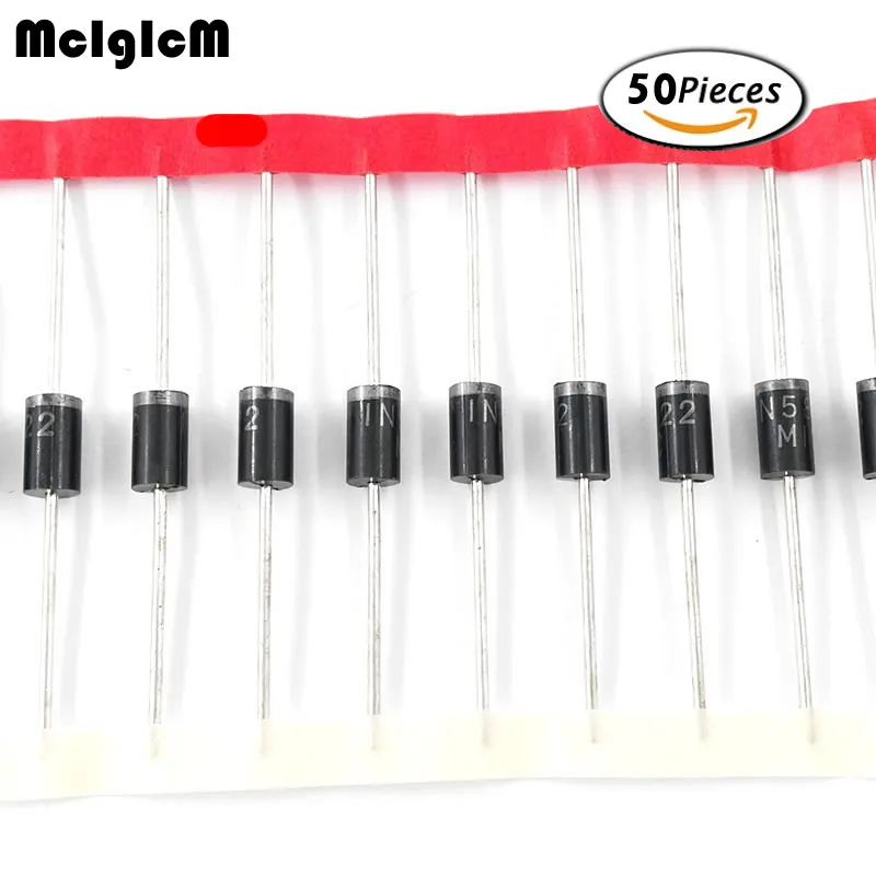 MCIGICM 1250 шт. IN5822 DO-27 3A 40В do-201ad диод Шоттки 1N5822 | Электронные компоненты и