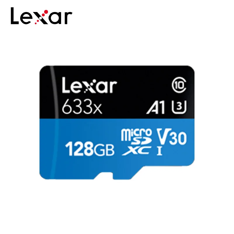 Оригинальный Lexar Micro SD карта 633x128 Гб 64 оперативной памяти 32 встроенной высокая
